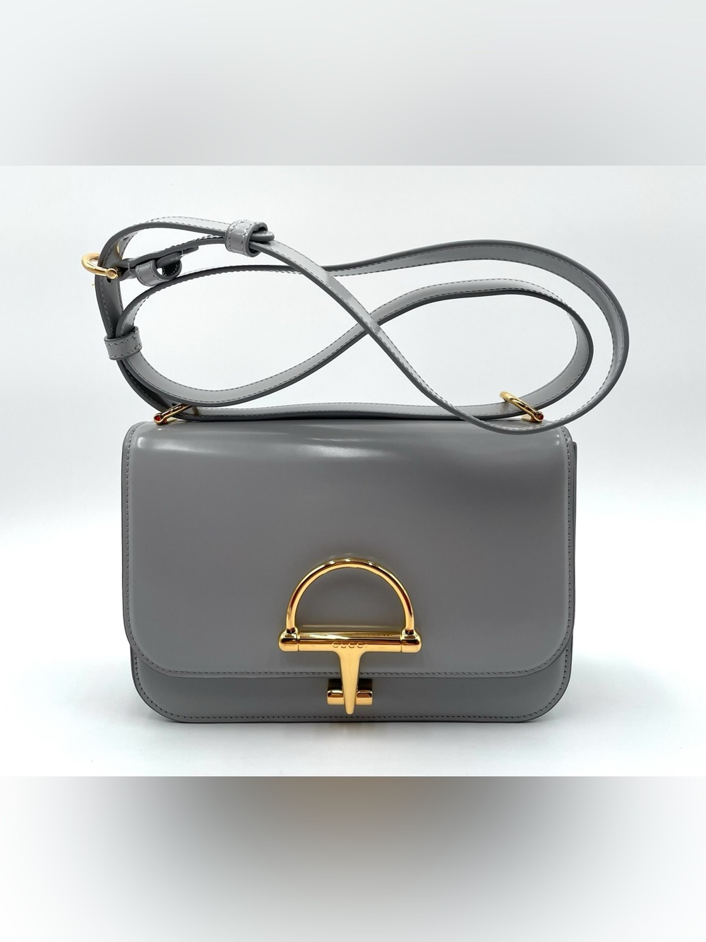 Gucci Blue Grey Siena Small Bag